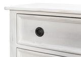 Dorris Bungalow Chest of Three Drawers White Chests LOOMLAN By Sarreid