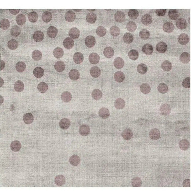 Dotto Bordeaux Grey Wine Multicolor Handmade Area Rug Area Rugs LOOMLAN By Linie Design