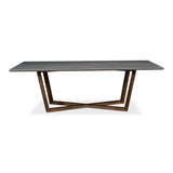 Double Pedestal Dining Table for 8 Dining Tables LOOMLAN By Sarreid