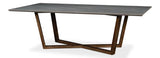 Double Pedestal Dining Table for 8 Dining Tables LOOMLAN By Sarreid