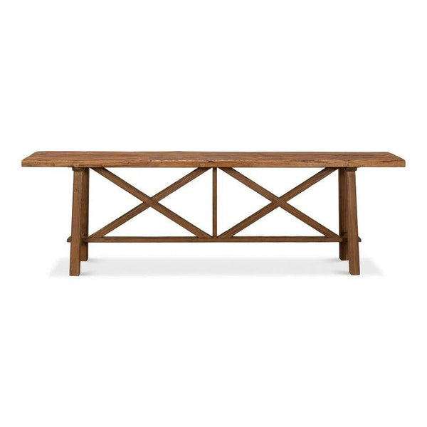 Double X Base Console Sofa Table Console Tables LOOMLAN By Sarreid