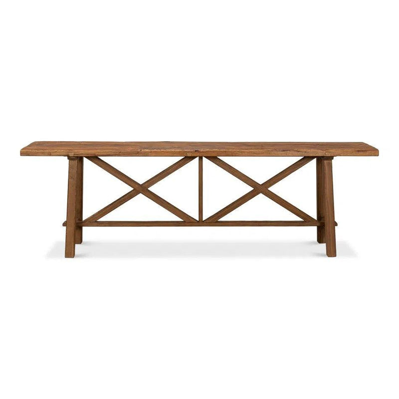 Double X Base Console Sofa Table Console Tables LOOMLAN By Sarreid