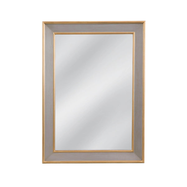 Doubled Polyurethane and MDF Antique Gold Vertical Wall Mirror Wall Mirrors LOOMLAN By Bassett Mirror