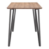 Doubs Counter Table Brown Counter Tables LOOMLAN By Zuo Modern