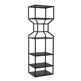 Downtown A Bookcase, Black Metal Bookcases LOOMLAN By Noir