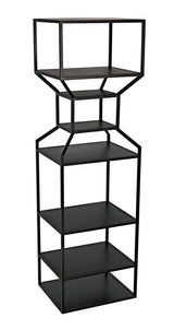 Downtown A Bookcase, Black Metal Bookcases LOOMLAN By Noir