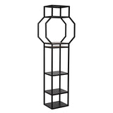 Downtown B Bookcase, Black Metal Bookcases LOOMLAN By Noir