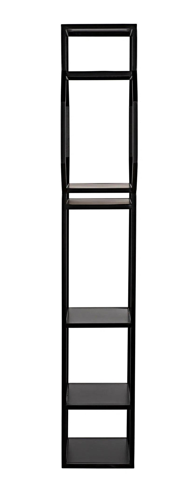 Downtown B Bookcase, Black Metal Bookcases LOOMLAN By Noir