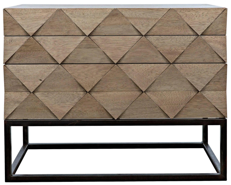 Draco Steel Stand Wood Sideboard Sideboards LOOMLAN By Noir