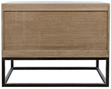 Draco Steel Stand Wood Sideboard Sideboards LOOMLAN By Noir