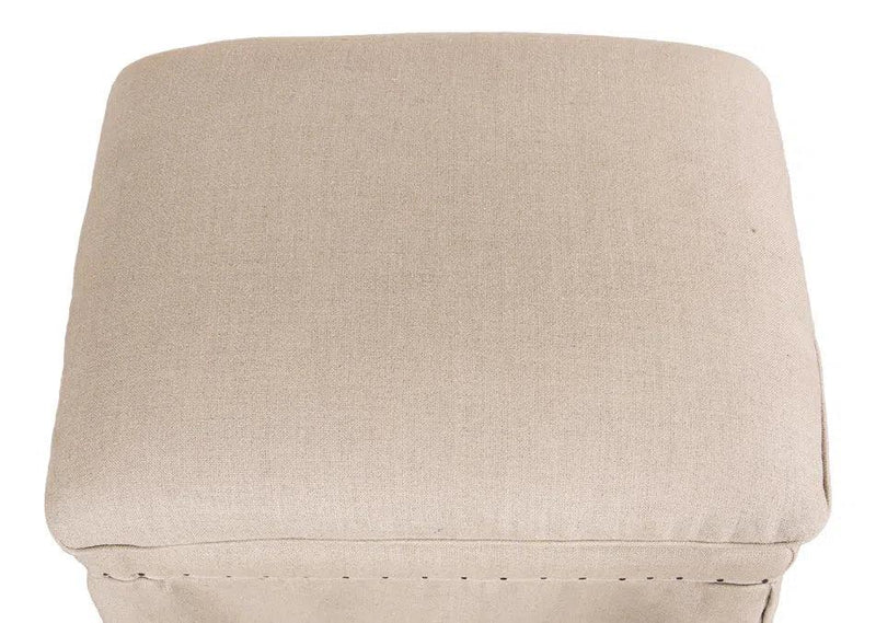 Draped Skirted Ottoman Ottomans LOOMLAN By Sarreid