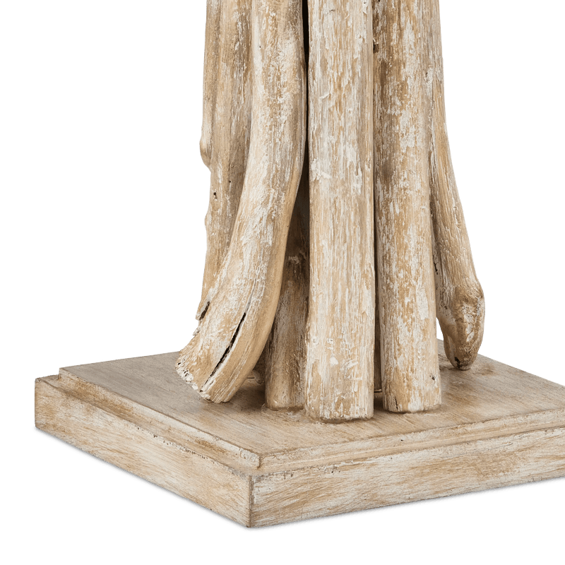 Driftwood Whitewash Table Lamp Table Lamps LOOMLAN By Currey & Co