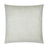 Dripping White Throw Pillow With Insert Throw Pillows LOOMLAN By D.V. Kap