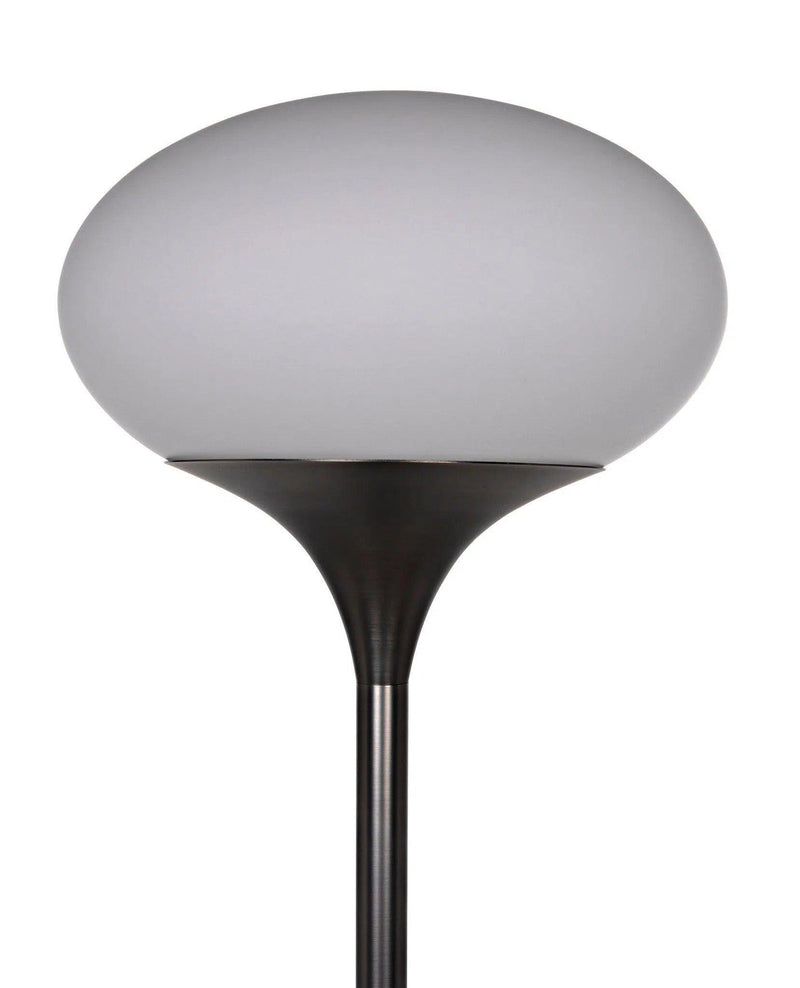 Drop Floor Lamp, Gun Metal Finish Floor Lamps LOOMLAN By Noir