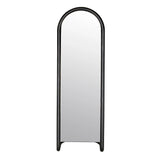 Duke Mirror Black Standing Floor Mirror Floor Mirrors LOOMLAN By Noir