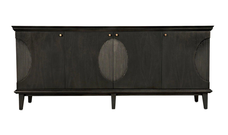 Dumont Wood Black Sideboard Sideboards LOOMLAN By Noir