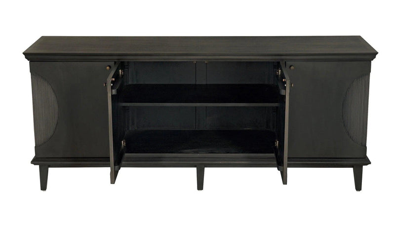 Dumont Wood Black Sideboard Sideboards LOOMLAN By Noir