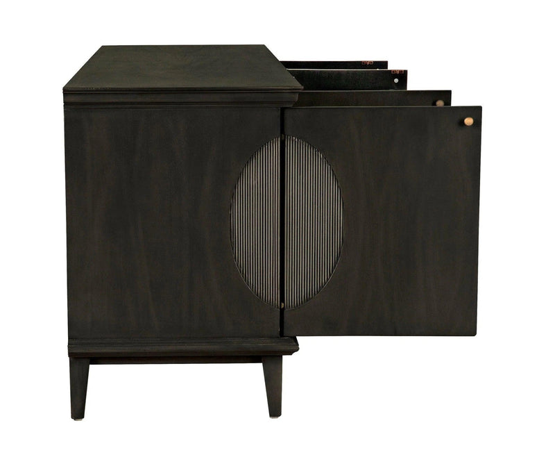 Dumont Wood Black Sideboard Sideboards LOOMLAN By Noir