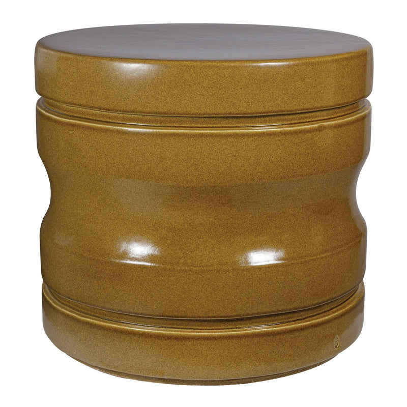 Dune Accent Table - Ceramic Outdoor End Table Outdoor Side Tables LOOMLAN By Seasonal Living