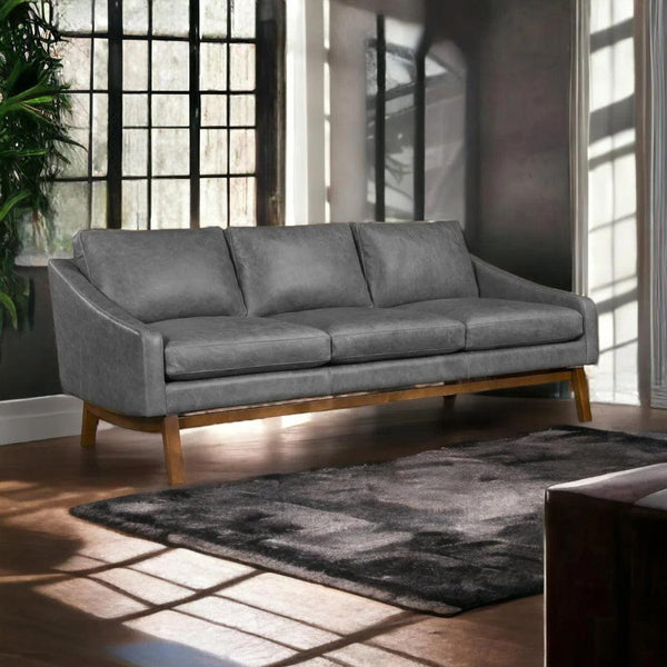 Dutch Full Aniline Pull Up Leather Sofa Sofas & Loveseats LOOMLAN By One For Victory