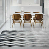 Dynasty Grey Black White Handmade Area Rug By Linie Design Area Rugs LOOMLAN By Linie Design