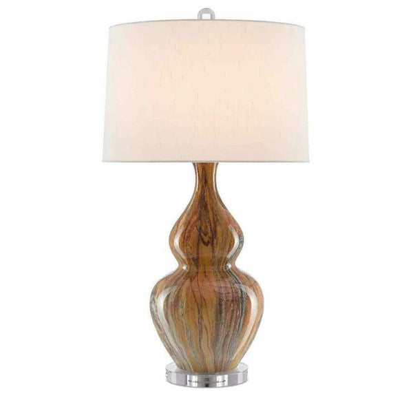 Earth Brown Kolor Brown Table Lamp Table Lamps LOOMLAN By Currey & Co