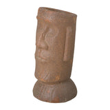 Easter Island Moai Round Planter Outdoor Planters LOOMLAN By Emissary