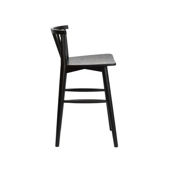 Easton Counter Stool - Black Counter Stools LOOMLAN By LH Imports