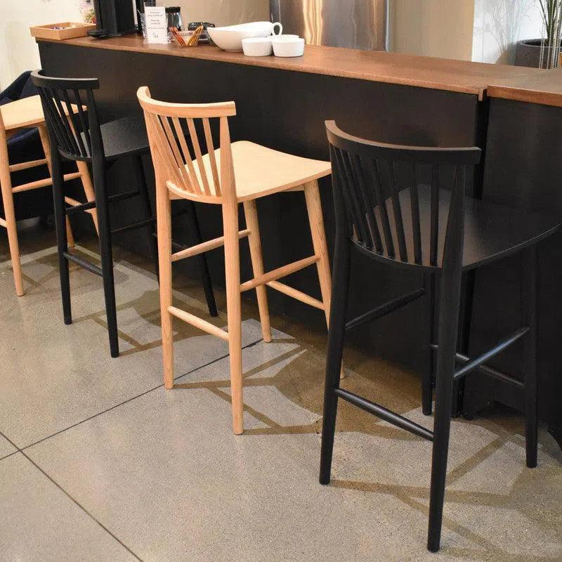 Easton Counter Stool - Black Counter Stools LOOMLAN By LH Imports