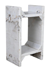 Easton Marble Geometric Side Table Side Tables LOOMLAN By Noir