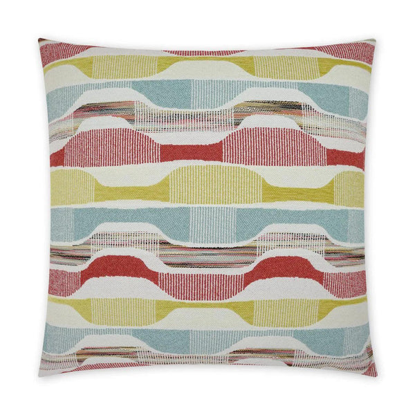 Ebb Flow Confetti Multi Color Large Throw Pillow With Insert Throw Pillows LOOMLAN By D.V. Kap