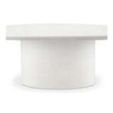 Eden Mdf White Geometric Coffee Table Coffee Tables LOOMLAN By Moe's Home