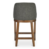 Edward Polyester Upholstered Wood Frame Counter Stool Counter Stools LOOMLAN By Moe's Home