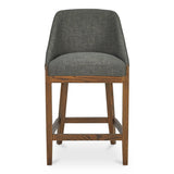 Edward Polyester Upholstered Wood Frame Counter Stool Counter Stools LOOMLAN By Moe's Home