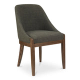 Edward Wood Armless Dining Chair Dining Chairs LOOMLAN By Moe's Home