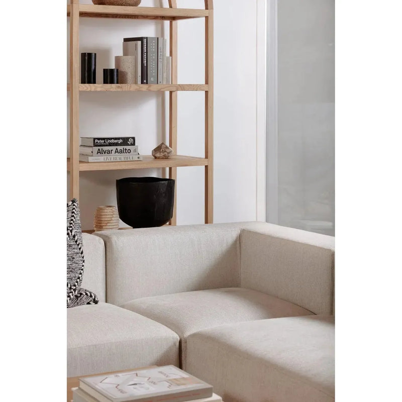 Eero Natural Oak Wood BookShelf Etageres LOOMLAN By Moe's Home