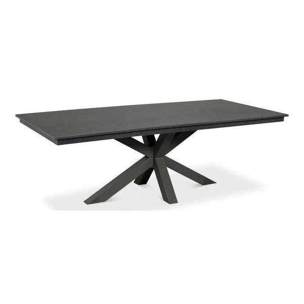 Eich Tulip Wood Base Grey Rectangular Dining Table Dining Tables LOOMLAN By Sarreid