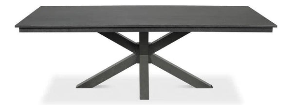 Eich Tulip Wood Base Grey Rectangular Dining Table Dining Tables LOOMLAN By Sarreid