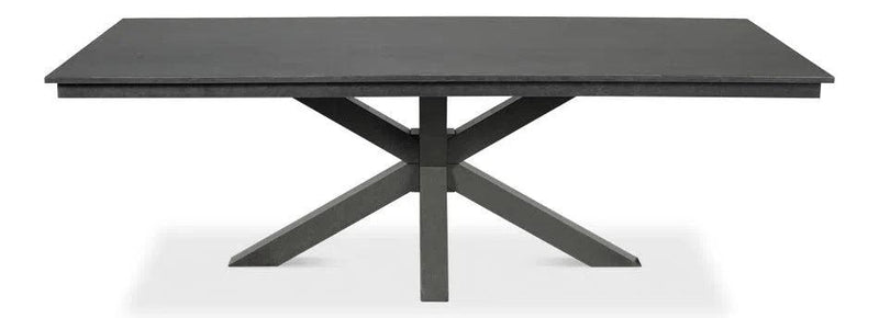 Eich Tulip Wood Base Grey Rectangular Dining Table Dining Tables LOOMLAN By Sarreid