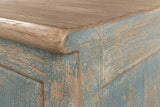 Eight Is Enough Extra Wide Sideboard Antique Blue Sideboards LOOMLAN By Sarreid