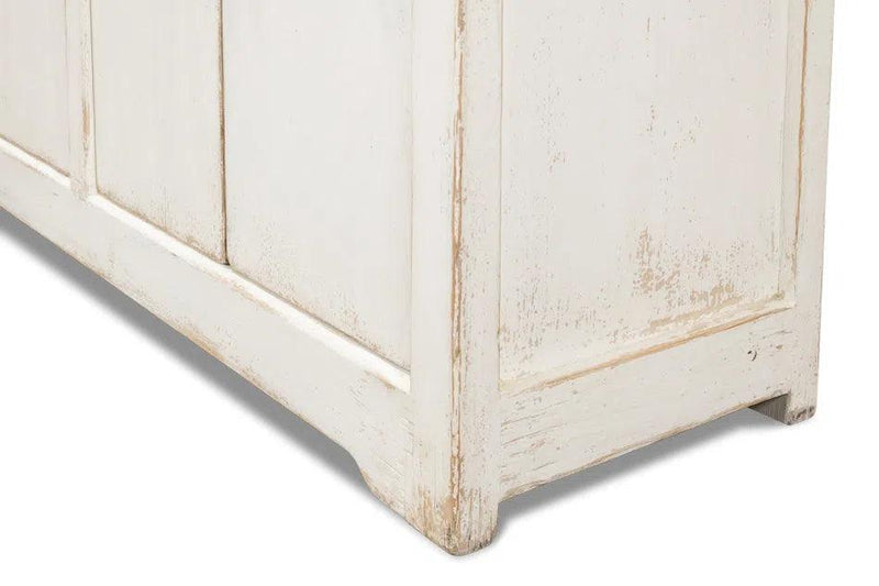 Eight Is Enough Extra Wide Sideboard Whitewash Sideboards LOOMLAN By Sarreid