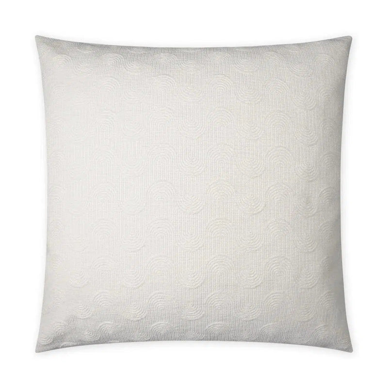 Eisen Modern White Large Throw Pillow With Insert Throw Pillows LOOMLAN By D.V. Kap