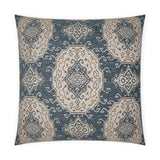 Elaine Global Slate Blue Large Throw Pillow With Insert Throw Pillows LOOMLAN By D.V. Kap