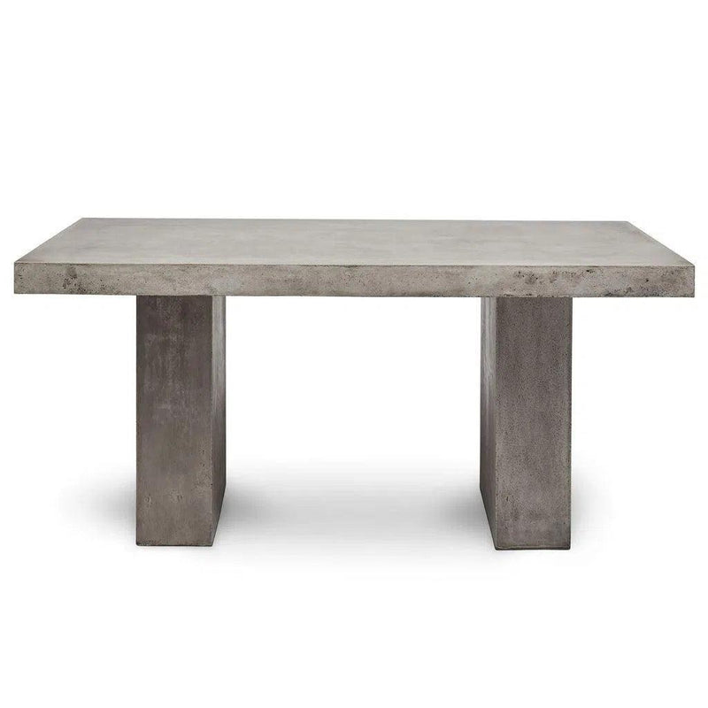 Elcor Fiber Reinforced Concrete Rectangular Bar Table Outdoor Dining Tables LOOMLAN By Urbia