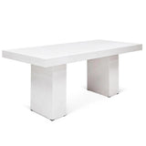 Elcor Fiber Reinforced Concrete Rectangular Bar Table Outdoor Dining Tables LOOMLAN By Urbia