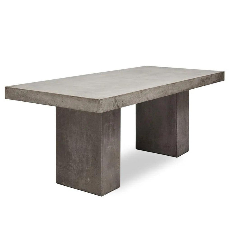 Elcor Fiber Reinforced Concrete Rectangular Counter Table Outdoor Counter Tables LOOMLAN By Urbia