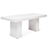 Elcor Fiber Reinforced Concrete Rectangular Counter Table Outdoor Counter Tables LOOMLAN By Urbia