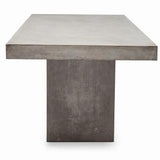 Elcor Fiber Reinforced Concrete Rectangular Dining Table Outdoor Dining Tables LOOMLAN By Urbia