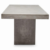 Elcor Fiber Reinforced Concrete Rectangular Dining Table Outdoor Dining Tables LOOMLAN By Urbia