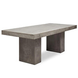 Elcor Fiber Reinforced Concrete Rectangular Dining Table Outdoor Dining Tables LOOMLAN By Urbia